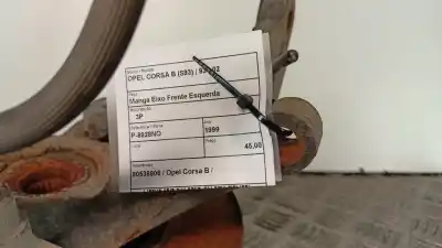 Second-hand car spare part front left knuckle for opel corsa b (s93) 1.5 td (f08. f68. m68) oem iam references 90539906  