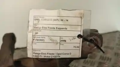 Pezzo di ricambio per auto di seconda mano snodo anteriore sinistro per opel corsa d (s07) 1.3 cdti (l08 l68) riferimenti oem iam   