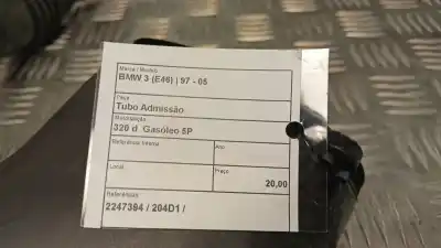 Second-hand car spare part air channel for bmw 3 (e46) 320 d oem iam references 2247394  