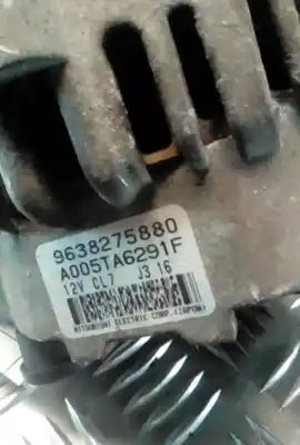 Автозапчастина б/у генератор для peugeot 206 hatchback (2a/c) 1.1 i посилання на oem iam 9638275880  