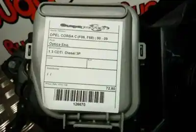 Gebrauchtes Autoersatzteil linker scheinwerfer zum opel corsa c (x01) 1.3 cdti (f08 f68) oem-iam-referenzen   