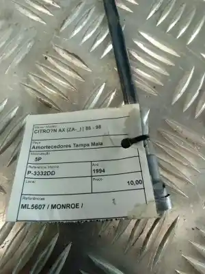 Автозапчастина б/у амортизаторі багажника/дверей для citroen ax (za-_) 10 посилання на oem iam ml5607  