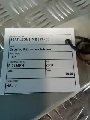 Pezzo di ricambio per auto di seconda mano specchio interno per seat leon (1m1) 1.4 16v riferimenti oem iam   
