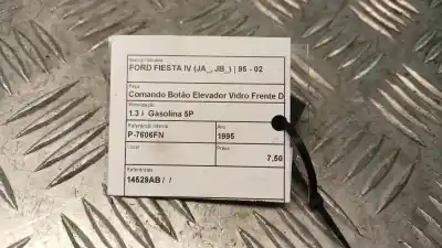 Автозапчастина б/у передній правий віконний вимикач для ford fiesta iv (ja_, jb_) 1.3 i посилання на oem iam 14529ab  