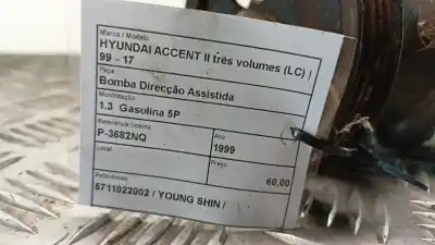 Peça sobressalente para automóvel em segunda mão bomba de direção por opel corsa c (x01) 1.7 dti (f08 f68) referências oem iam 5711022002  