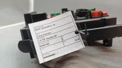 Second-hand car spare part fuse box unit for seat leon (5f1) 1.6 tdi oem iam references 9650664080  