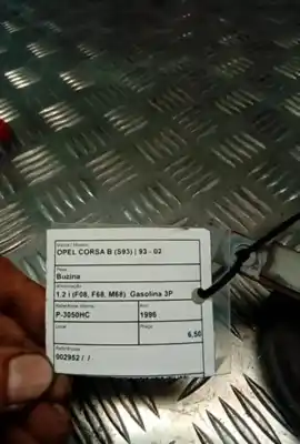 Pezzo di ricambio per auto di seconda mano corno per opel corsa a caixa (s83) 1.2 (f08. w5l) riferimenti oem iam 002952  