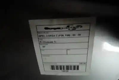 İkinci el araba yedek parçası arka tampon için opel corsa c (x01) 1.7 di (f08 f68) oem iam referansları   