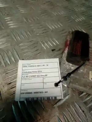 Second-hand car spare part ecu engine control for opel corsa d (s07) 1.2 (l08 l68) oem iam references 0261208940  