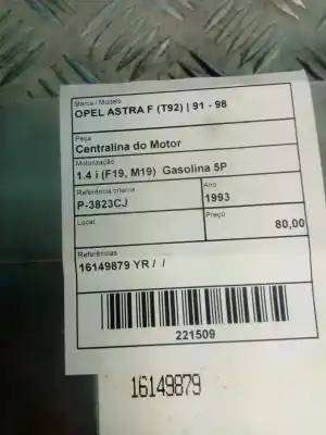 Автозапчасти б/у блок управления двигателем за citroen ax (za-_) 10 ссылки oem iam 16149879 yr  