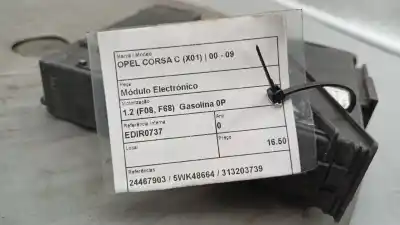 Peça sobressalente para automóvel em segunda mão módulo eletrônico por opel corsa c (x01) 1.2/1.0 gasolina referências oem iam 24467903  