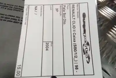 Peça sobressalente para automóvel em segunda mão para-sol direito por renault clio ii (bb_, cb_) 1.5 dci (b/cb07) referências oem iam   