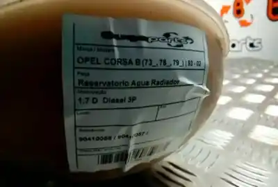 Pezzo di ricambio per auto di seconda mano cauzione di espansione per opel corsa b (s93) 1.7 d (f08 f68 m68) riferimenti oem iam 90410058  