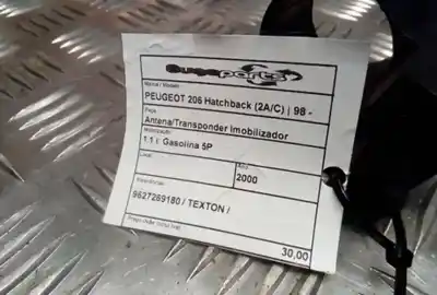 Pezzo di ricambio per auto di seconda mano dispositivo antifurto per peugeot 206 hatchback (2a/c) 1.1 riferimenti oem iam 9627269180  