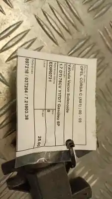 Автозапчасти б/у соленоидный клапан за opel corsa c (x01) 1.7 dti (f08 f68) ссылки oem iam 897218  