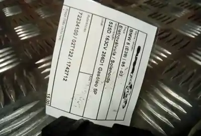 Second-hand car spare part solenoid valve for bmw 5 (e39) 525d oem iam references 72234100  