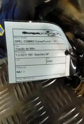 Peça sobressalente para automóvel em segunda mão alavanca de travão de mão por opel combo tour 1.3 cdti 16v referências oem iam   