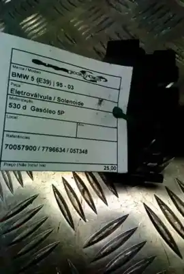 Peça sobressalente para automóvel em segunda mão válvula solenóide por bmw 5 (e39) 530 d referências oem iam 70057900  