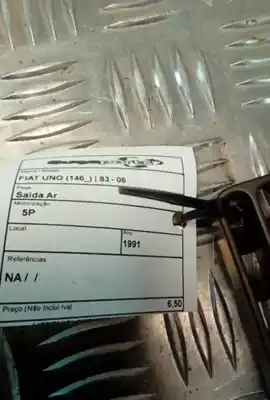 Second-hand car spare part air ventilation grille for fiat uno (146) 1.0 cat oem iam references   