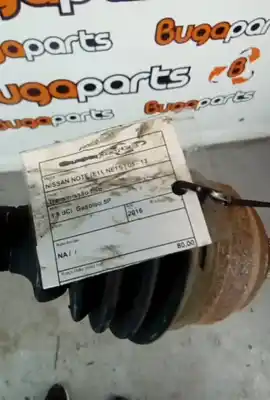 Second-hand car spare part front left transmission for nissan note (e11, ne11) 1.5 dci oem iam references   