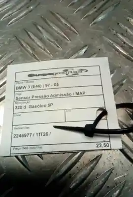 Peça sobressalente para automóvel em segunda mão sensor de pressão por bmw 3 (e46) 320 d referências oem iam 2246977  