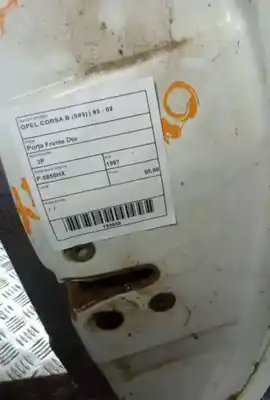Second-hand car spare part front right door for opel corsa b (s93) 1.7 d (f08 f68 m68) oem iam references   