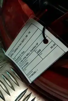 Piesă de schimb auto la mâna a doua lampã spate stânga pentru opel corsa d (s07) 1.3 cdti (l08 l68) referințe oem iam 13186350  