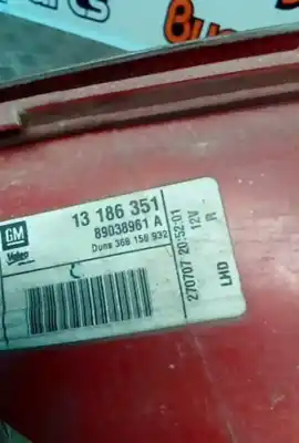 Pezzo di ricambio per auto di seconda mano luci posteriori destra per opel corsa d (s07) 1.3 cdti (l08 l68) riferimenti oem iam 13186351  
