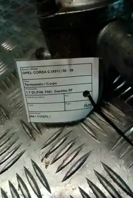 Pezzo di ricambio per auto di seconda mano termostato per opel corsa c (x01) 1.7 di (f08 f68) riferimenti oem iam   