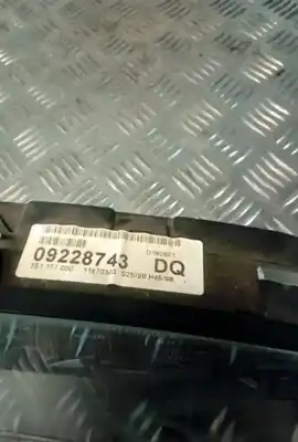 Second-hand car spare part dashboard for opel astra g combi (t98) 2.0 dti 16v (f35) oem iam references 09228743  