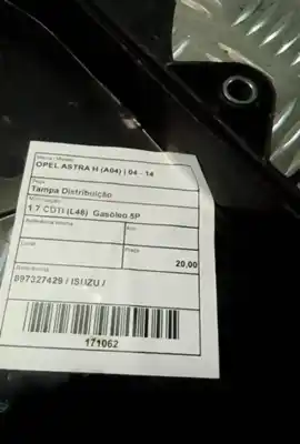 Pezzo di ricambio per auto di seconda mano copertura distribuzione per opel astra h (a04) 1.7 cdti 100cv riferimenti oem iam 897327429  