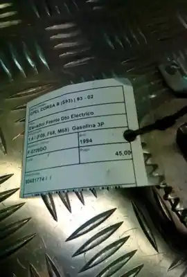 Pezzo di ricambio per auto di seconda mano alzacristalli anteriore destro per opel corsa b (s93) 1.4 i riferimenti oem iam 90481774  