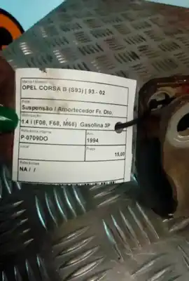 Pezzo di ricambio per auto di seconda mano ammortizzatore anteriore destro per opel corsa b (s93) 1.4 i riferimenti oem iam   