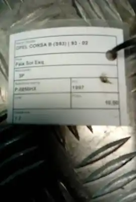 Second-hand car spare part left sunshade for opel corsa b (s93) 1.7 d (f08 f68 m68) oem iam references   