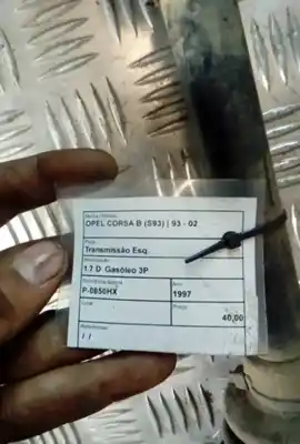 Gebrauchtes Autoersatzteil getriebe vorne links zum opel corsa b (s93) 1.7 d (f08 f68 m68) oem-iam-referenzen   