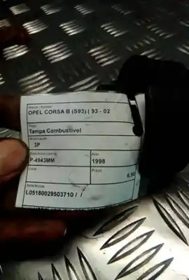 Second-hand car spare part fuel cap for opel corsa b (s93) 1.5 td (f08. f68. m68) oem iam references l05180029503710  