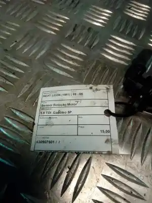 Peça sobressalente para automóvel em segunda mão sensor do virabrequim por seat leon (1m1) 1.9 tdi referências oem iam 030907601  
