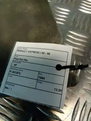 Second-hand car spare part right sunshade for renault express 1.6d oem iam references   