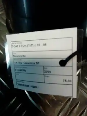 Peça sobressalente para automóvel em segunda mão quadrante por seat leon (1m1) 1.4 16v referências oem iam 1m0920800  