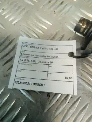Pezzo di ricambio per auto di seconda mano sensore albero a gomiti per opel corsa c (x01) 1.2/1.0 gasolina riferimenti oem iam 0232103021  