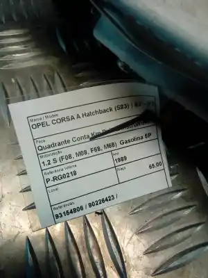 Peça sobressalente para automóvel em segunda mão quadrante por opel corsa a tr (s83) 1.2 s (f11, m11, m19, f19) referências oem iam 93154806  