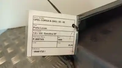Автозапчастина б/у бардачок для opel corsa b (s93) 1.0 i 12v (f08. f68. m68) посилання на oem iam   