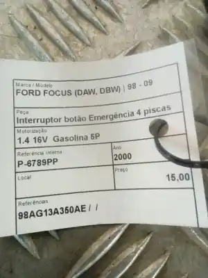 Автозапчастина б/у увага для ford focus i (daw, dbw) 1.4 16v посилання на oem iam 98ag13a350ae  