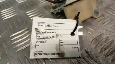 Pezzo di ricambio per auto di seconda mano modulo elettronico per bmw 3 (e46) 316 i riferimenti oem iam 65758376300  