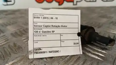 Peça sobressalente para automóvel em segunda mão sensor do virabrequim por bmw 1 (e81) 120 d referências oem iam 780309301  