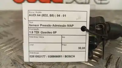 Автозапчасти б/у датчик давления за audi a4 b5 (8d2) 1.9 tdi ссылки oem iam 0261002177  