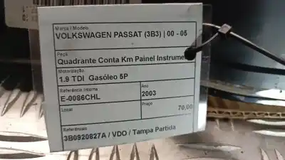 Peça sobressalente para automóvel em segunda mão quadrante por mazda 6 hatchback (gg) 2.0 di (gg14) referências oem iam 3b0920827a  