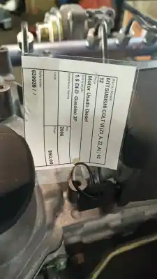 Peça sobressalente para automóvel em segunda mão motor completo por mitsubishi colt vi (z3_a, z2_a) 1.5 di-d (z39a) referências oem iam 639939  