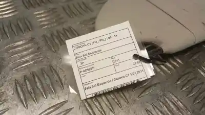Peça sobressalente para automóvel em segunda mão pára-sol esquerdo por citroen c1 (pm_, pn_) 1.0 referências oem iam   