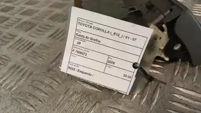 Second-hand car spare part air ventilation grille for toyota corolla (_e12_) 1.4 d (nde120_) oem iam references 8222  